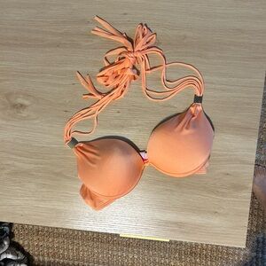 Women’s Light Orange Halter Bikini Top - victoria’s Secret